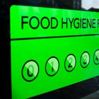 food hygiene rating sign